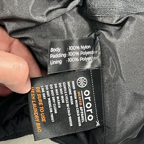 Ororo Puffer Vest Jacket Womens Small Classic Heated Full Zip With Battery Kit - Picture 11 of 14